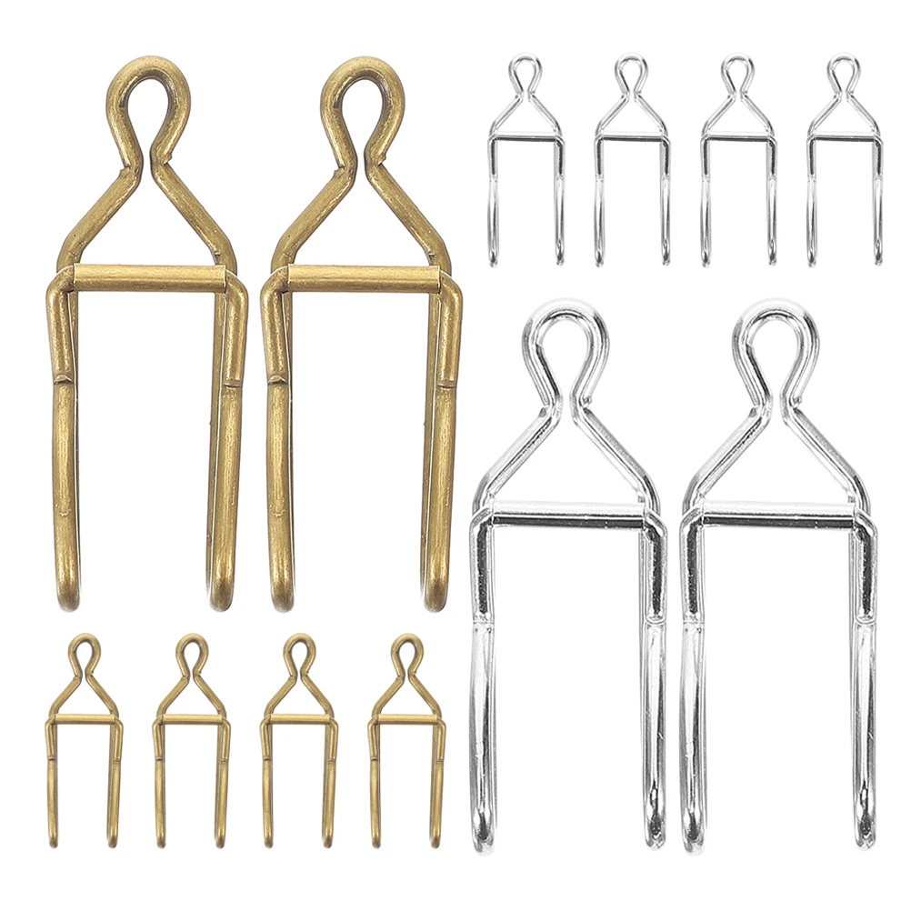 

50pcs Chain Pocket Watch Chains Clips Head Watch Fob Clasp Pocket Accessory Clip Sturdy Iron DIY Craft Classic Color