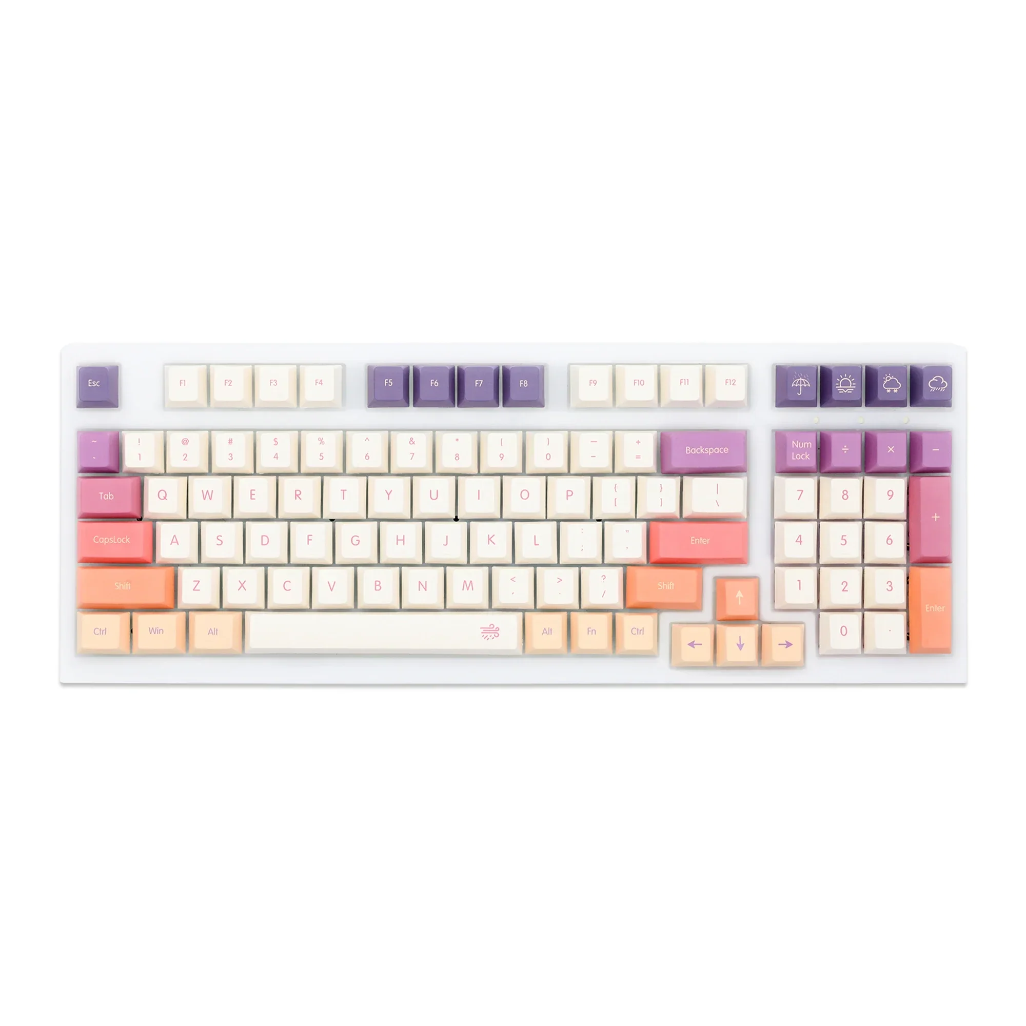 nuageux-aucun-profil-dye-pad-keycap-set-Epais-pour-clavier-gh60-aise-87-tkl-104-ansi-xd64-bm60-xd68-xd84-bm87-bm65