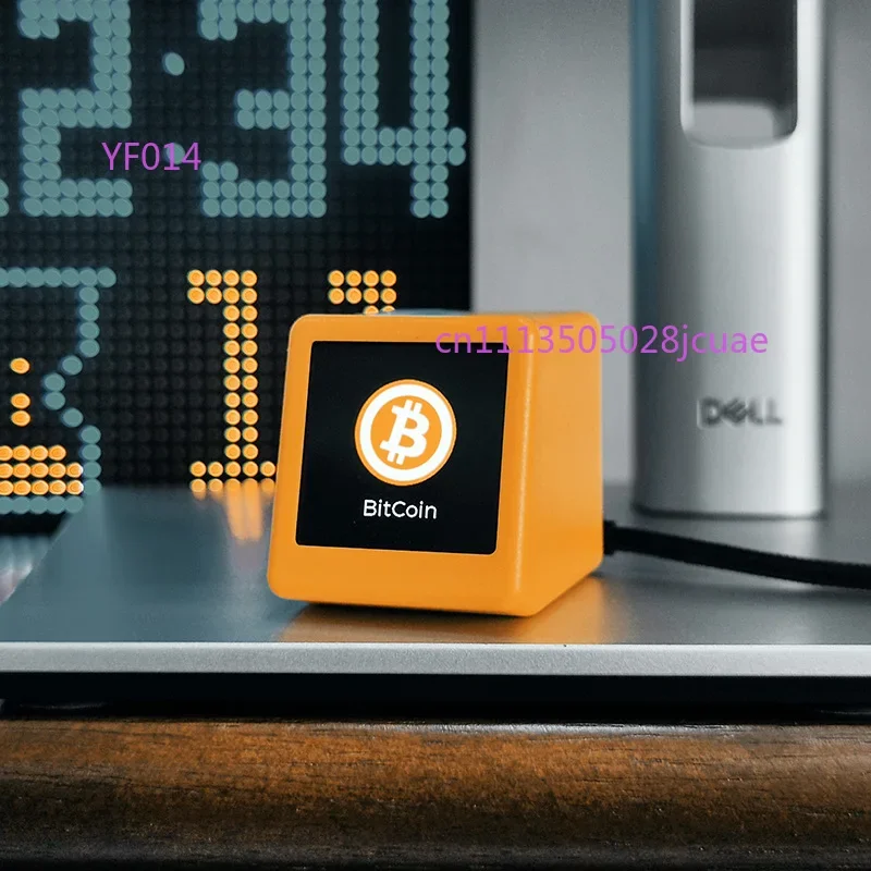 GeekMagic PRO Stock Quotes Monitor WiFi Weather Clock Exchange Rate BTC Cryptocurrency Live Price Display
