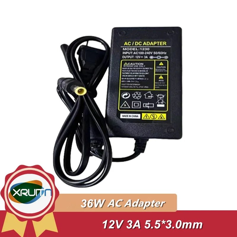 12V 3A 36W AC DC Adapter UNI336-1230 Charger for Pioneer DJ DDJ-SR2 RR 800 1000 UNI336-1230 Power Supply