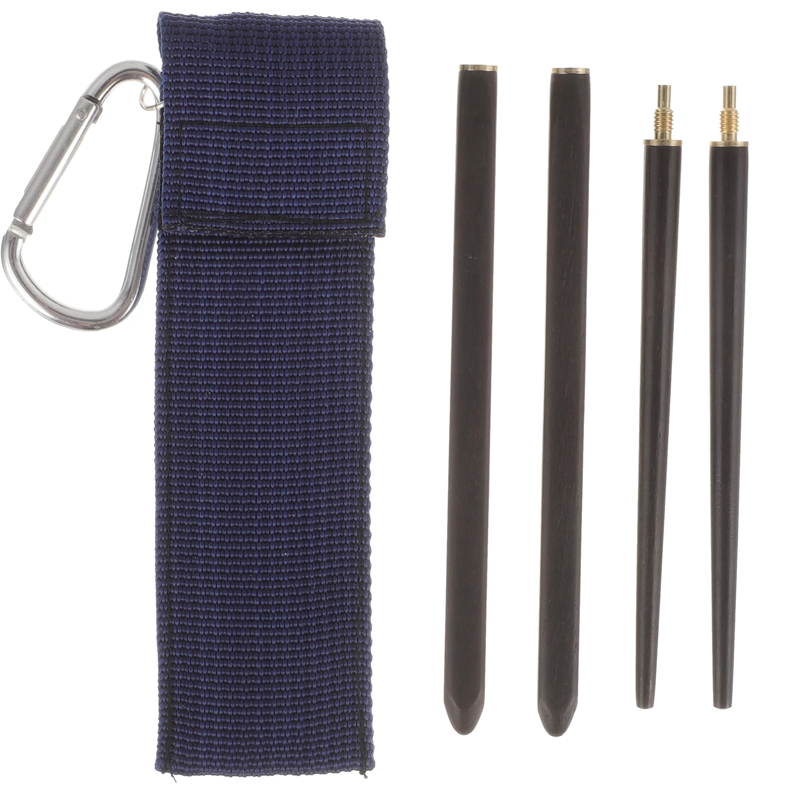 

Portable Camping Chopsticks Foldable HandWood Black Design Travel Reusable Dishwasher Safe Easy Clean Durable Outdoor Dining