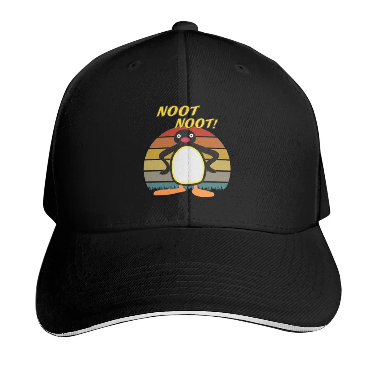 Pingu Noot Noot Logo Angery Pingu Cap Fashion Casual Baseball Caps Adjustable Hat Hip Hop Summer Unisex Baseball Hats