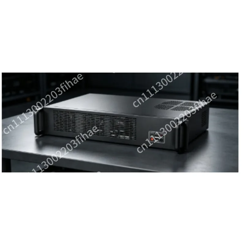 2U 350 control server chassis, dual driver positions, dual fans, MATX main board compatible, suitable for hardware assembly