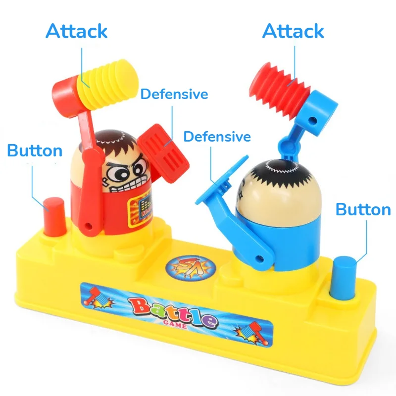 

Two-player Battle Toy Parent-child Double Games Novelty Toys Stress Relieve Fidget Toy Funny Kids Fight Game Kids Birthday Gift