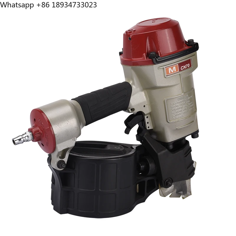 RONGPENG MCN70 Air Max Coil Nail  Pneumatic Nailing  Coil Pallet Nailer for Making Repairing Pallets Fence Framing