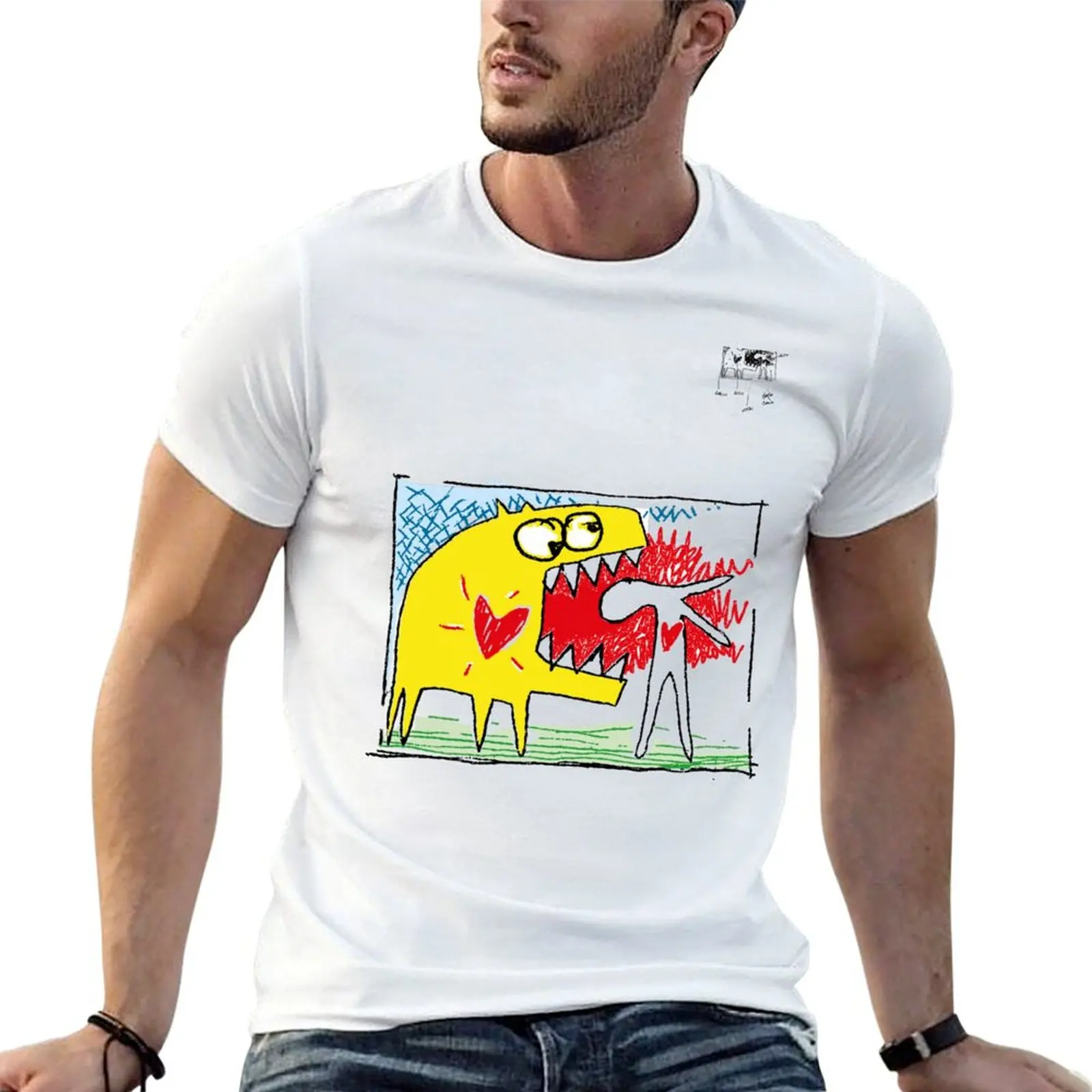 Camiseta FIERE 1 para hombre, camisetas de anime de verano para hombre, camisetas de algodón para hombre