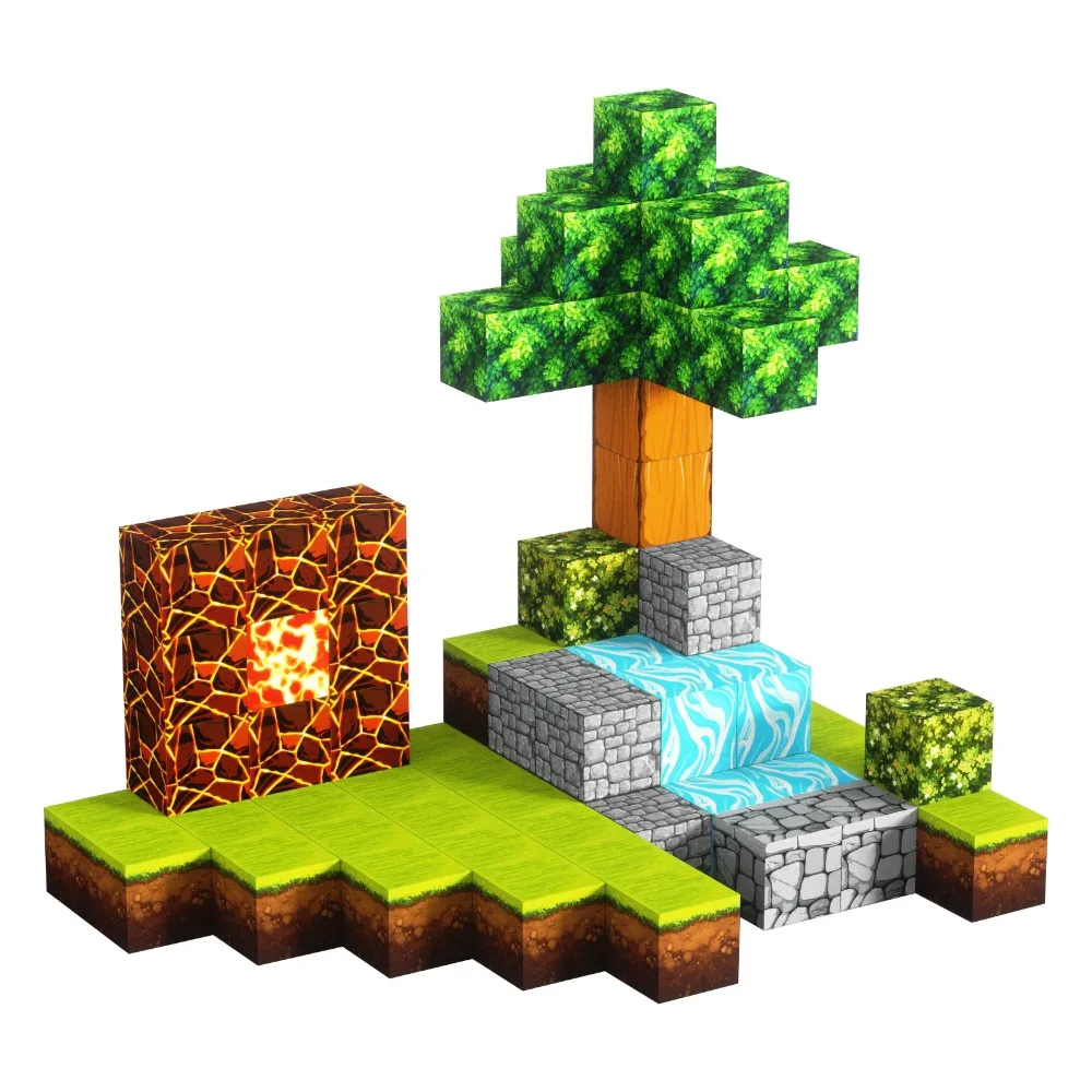 100Pcs/Set Magnetic Building Blocks Children Kids Educational Toy Gift Minecraft  Star Wars Lego