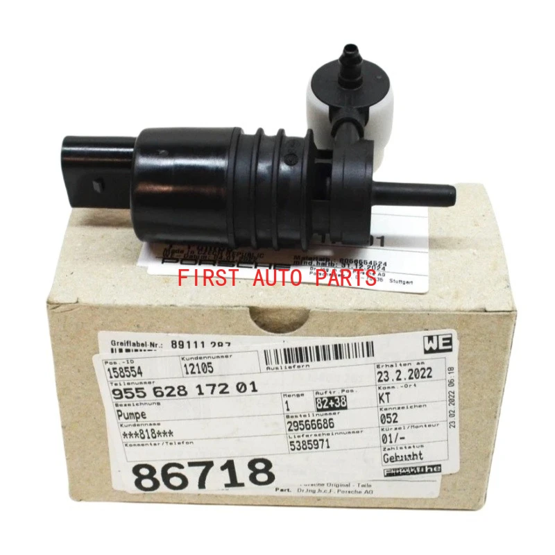 

OEM 95562817201 95562817200 Windshield Washer Pump for Porsche Cayenne 911 Boxter Cayman Panamera Audi Q7 VW Touareg