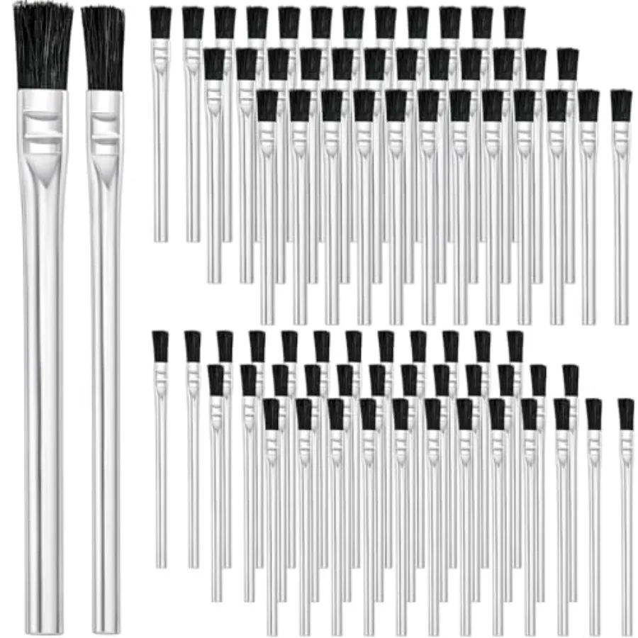 

Pcs Acid Brush Bulk, Boar Hair Acid Flux Brushes Glue Brush Tin Handle Disposable Glue Brushes for Woodworking Soldering Crafti