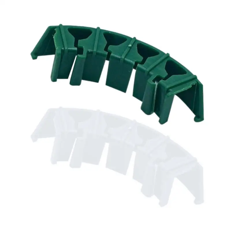 

100pcs Fixed Plastic Plant Clips Tomato Fruit Stem Fixing Clips Fruit Seedling Reinforcement Clips To Prevent Bending for Plant