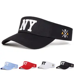 Unisex 3D wyszywane litery pusty Top czapki baseballowe wiosna i lato regulowany kapelusz przeciwsłoneczny czapki na co dzień