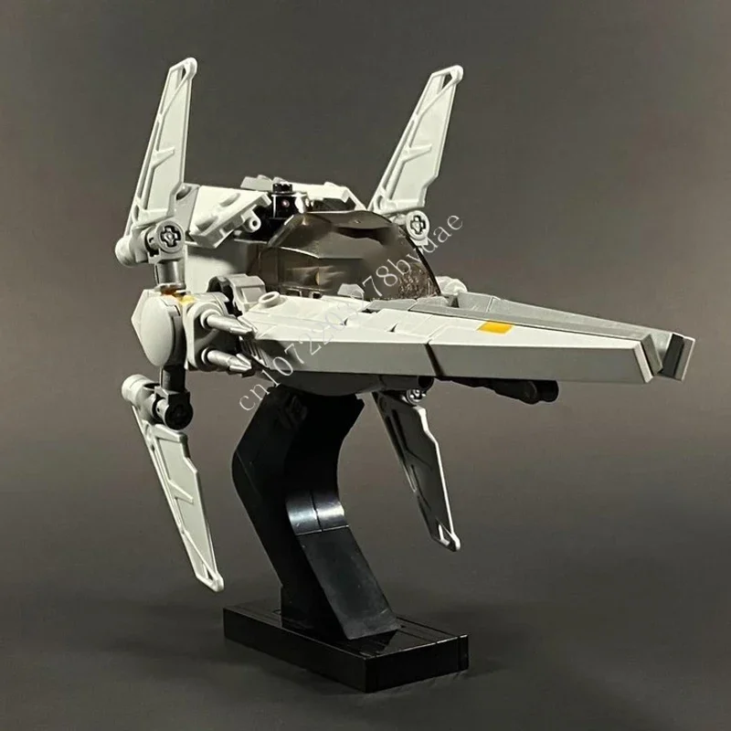 

208PCS V-Wing Space War Military MOC SpaceShip Battle Model Building Blocks Architecture DIY Education Model Kids Toys Gift