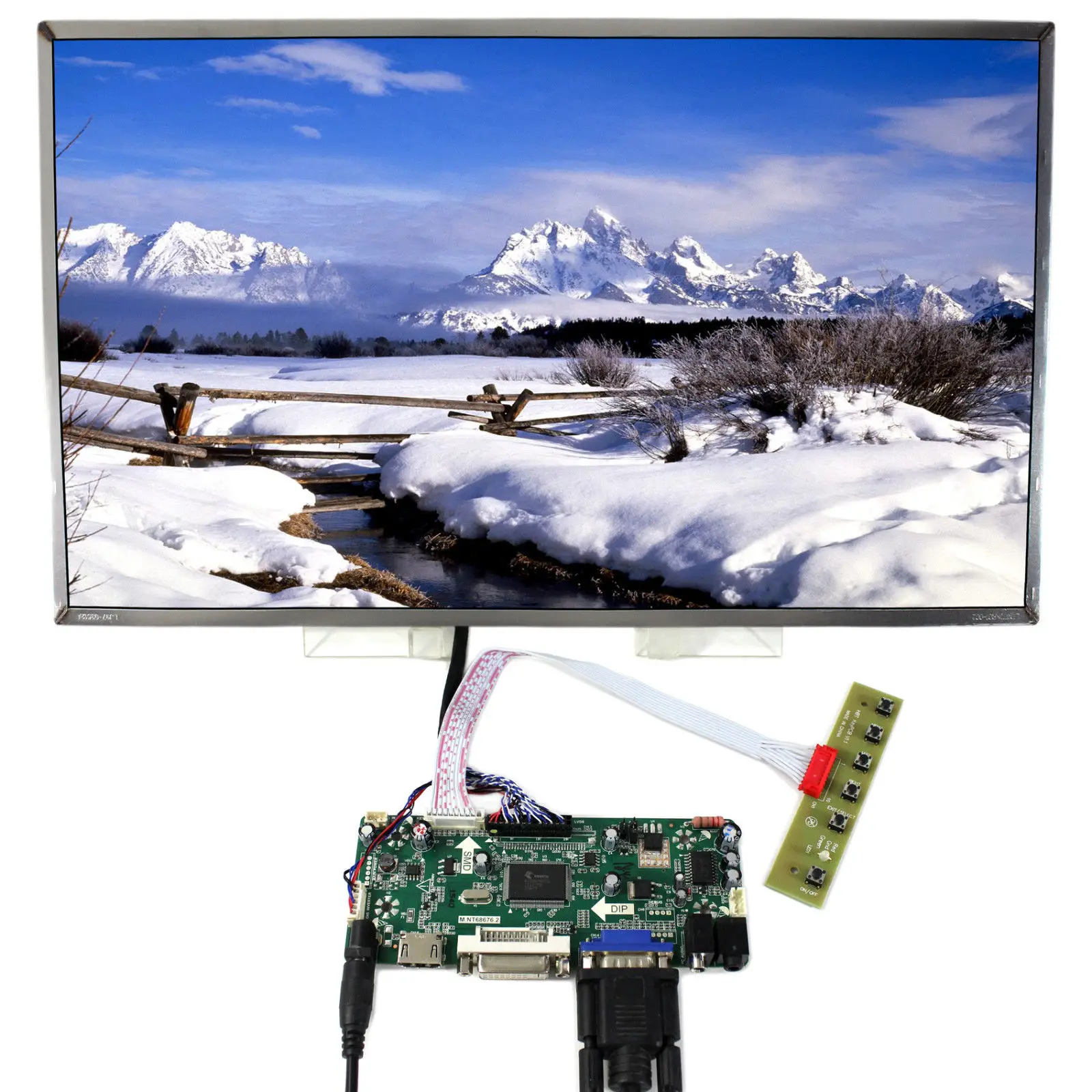 

M.NT68676 controller board HDMI-compatible + LM195WD1 19.5" 1600x900 Audio LED panel LCD LED Screen for PC mobile Laptop