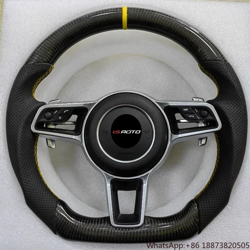 Alcantara-Lederlenkrad Porsche Alle Modelle 911 718 Cayman Boxster Cayenne Panamera Macan Taycan