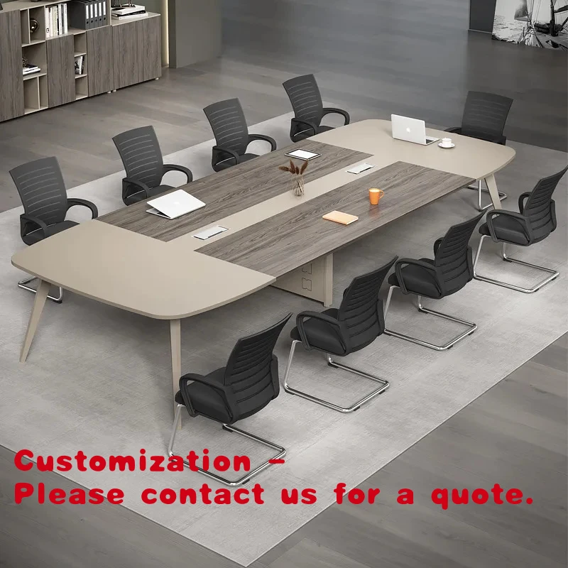 

Customize.Modern Design Conference Tables Chairs Set Modern Design I Shape Multi-Person Meeting Table Meeting Room
