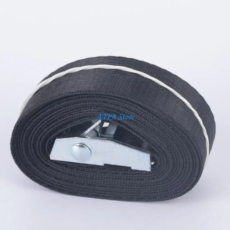 U13C Ice Chest Tie Down Strap for Boat Deck Use with Buckle Tightening, Screw Mount Hardware and Nylon Webbing
