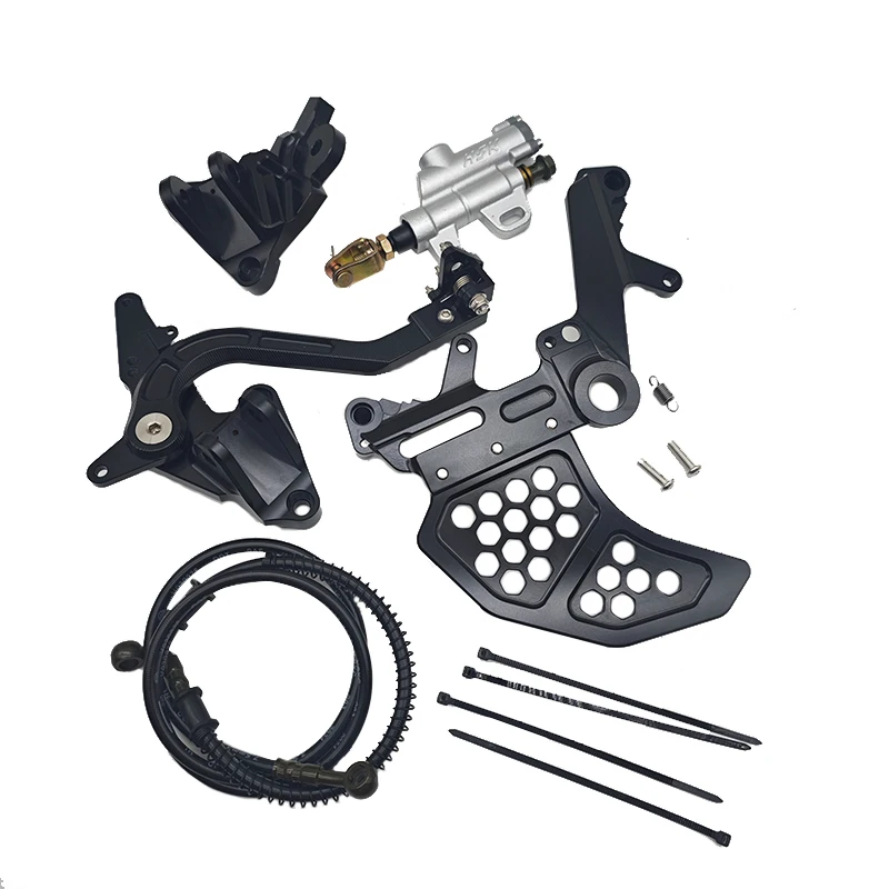 CNC Part Strengthened FMO for Surron Ultra Bee Left Dual Caliper Bracket and Foot Pegs Brake Bracket Motorcycle Accessories