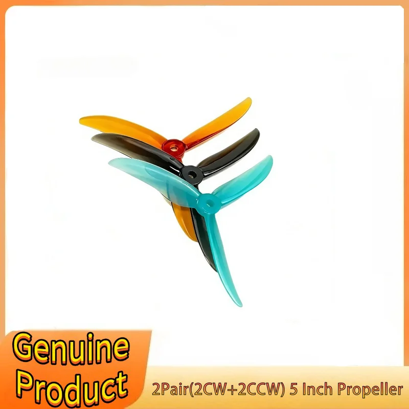 

4pcs Propellers Axisflying BlackBird V2 BB39 Props 5inch 3 Blade Propeller for RC Drone MANTA V2 Carbon Fiber True X Frame Kits