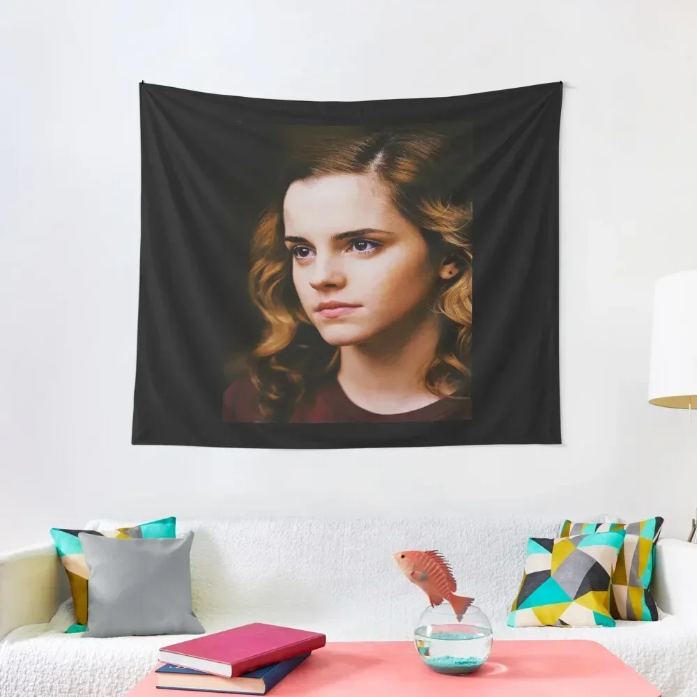 إيما واتسون نسيج المفروشات الجدار الشمال ديكور المنزل غرفة ديكور غرف النوم الجمالية ديكورات نسيج