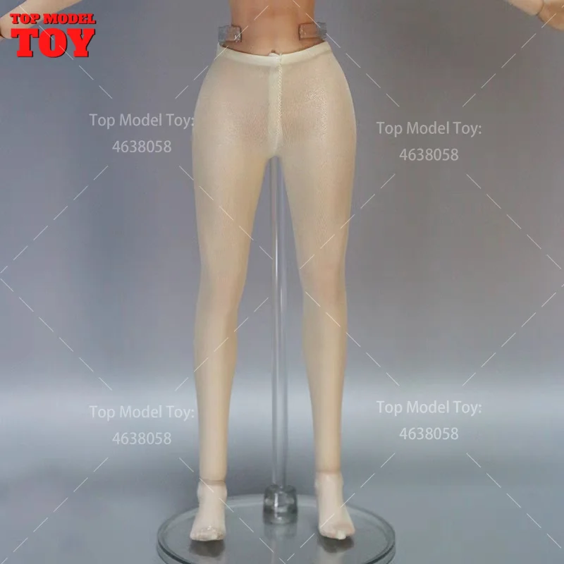 HP003 1/6 Scale ผ้าไหมน้ําแข็งบาง One-piece ด้านล่างถุงเท้า Panty Hose เสื้อผ้าสําหรับ 12 ''ทหารหญิง Action Figure Body ตุ๊กตา