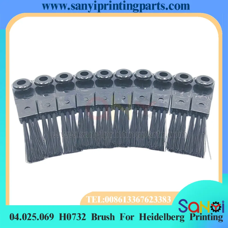 10 Pieces 04.025.069 H0732 Brush For Heidelberg OF GTO Printing Machine Parts