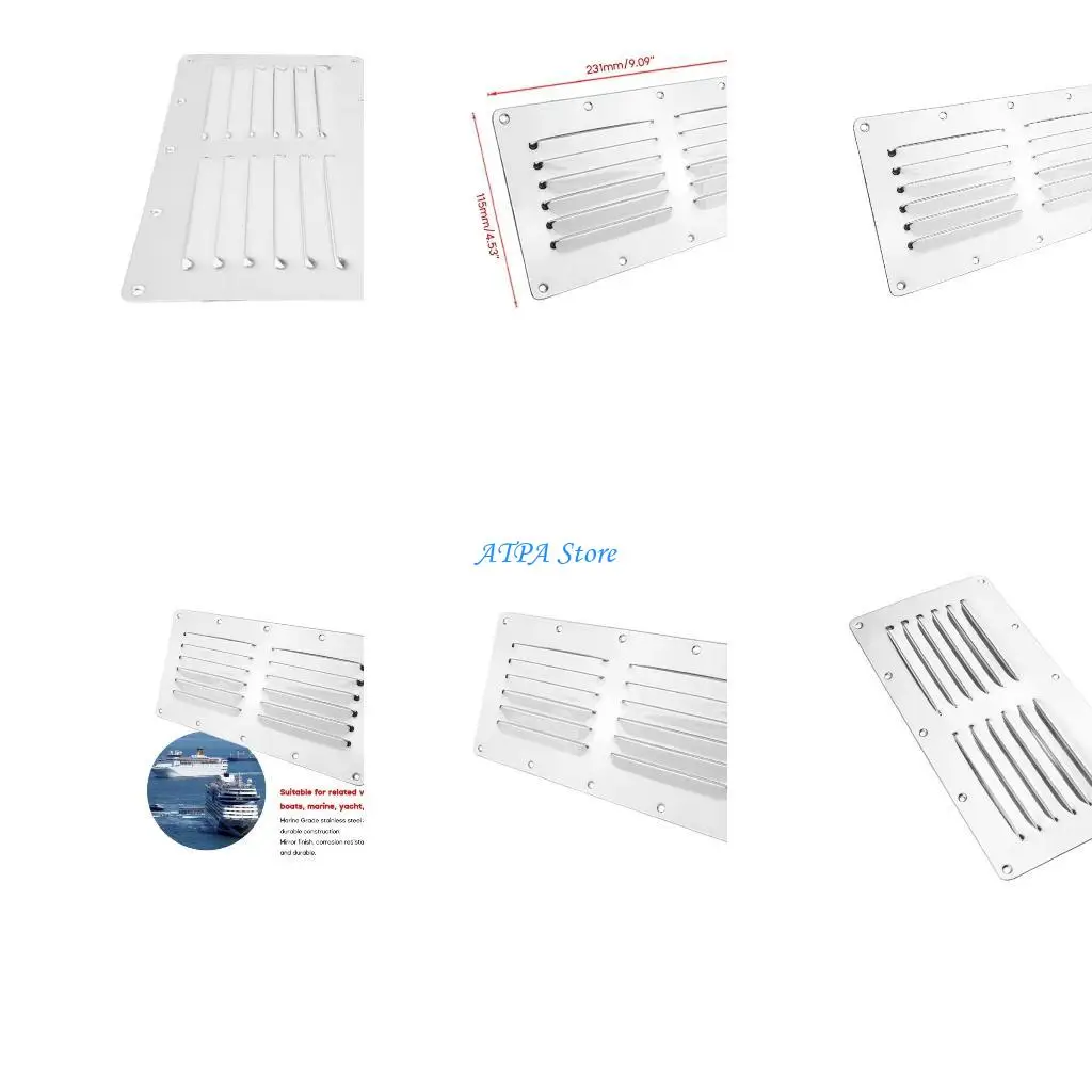 

U13C Прямоугольная громкая вентиляционная решетка замена гриба из нержавеющей воздуха вентиляционная решетка