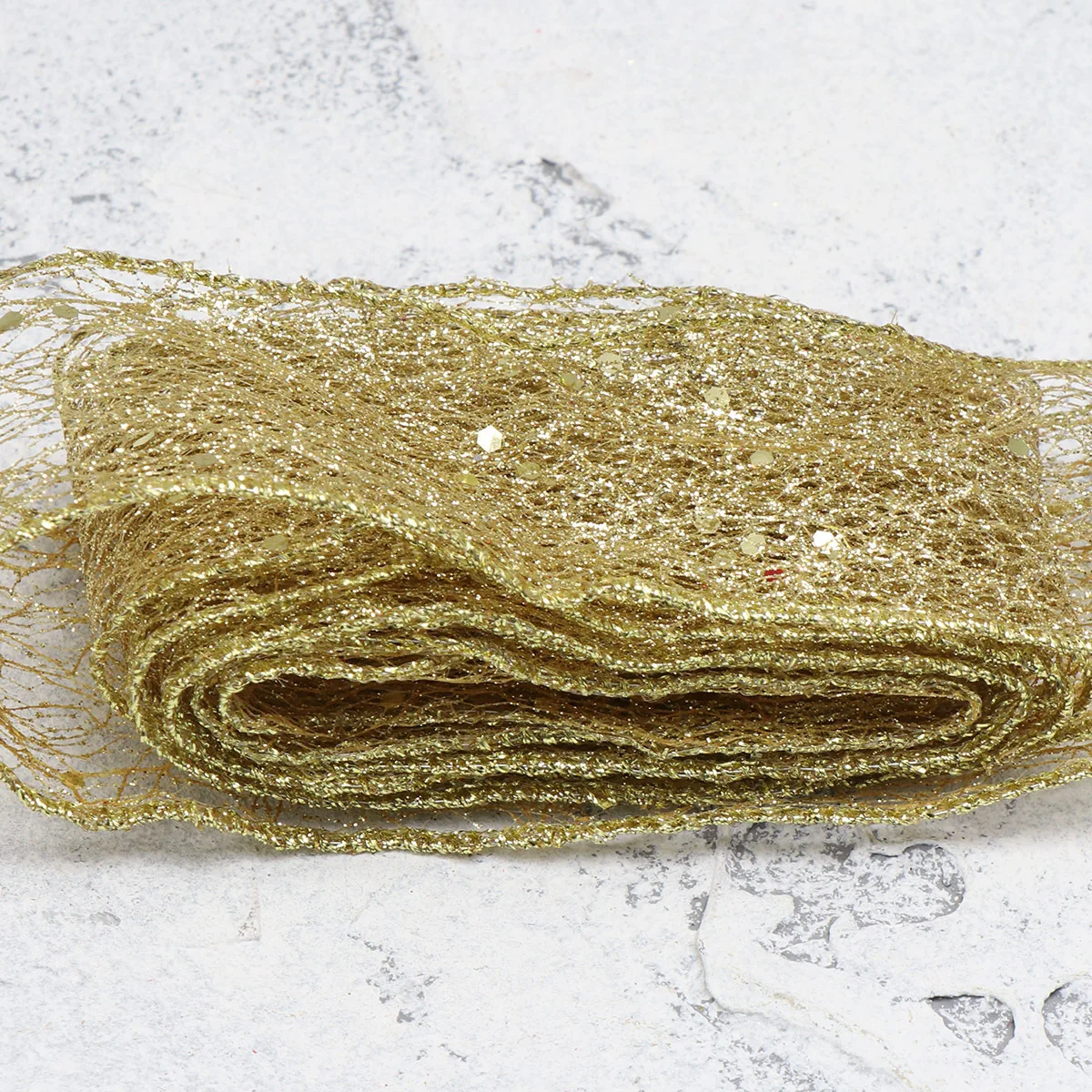 

4pcs 2M Christmas Ribbon Premium High Density For Gift Box Cake Diy Hair Bows Party Decor Craft Accessory Golden