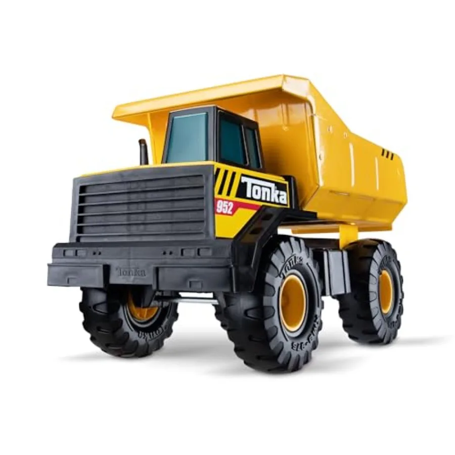 

Стальной классический грузовик-самосвал Mighty Dump Truck - Желтый игрушечный строительный грузовик из стали и прочного пластика для мальчиков и девочек