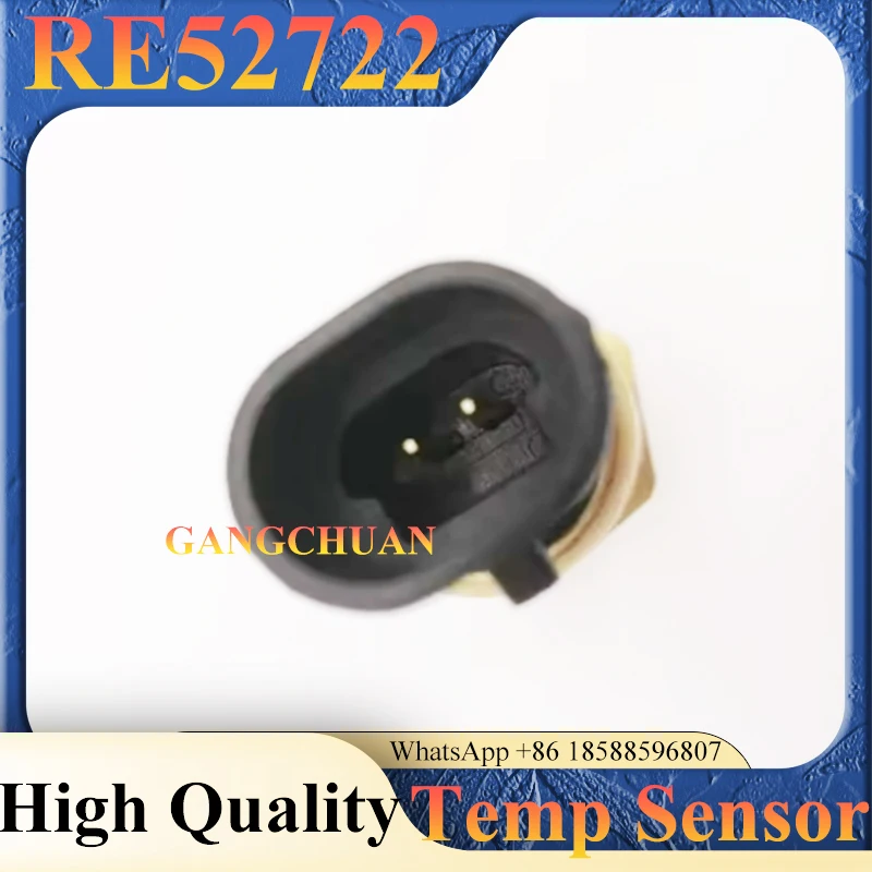 New RE52722 Temperature Sensor for 1200 1400 1600 310G 310J 310K 310SJ Construction Machinery Spare Parts 6