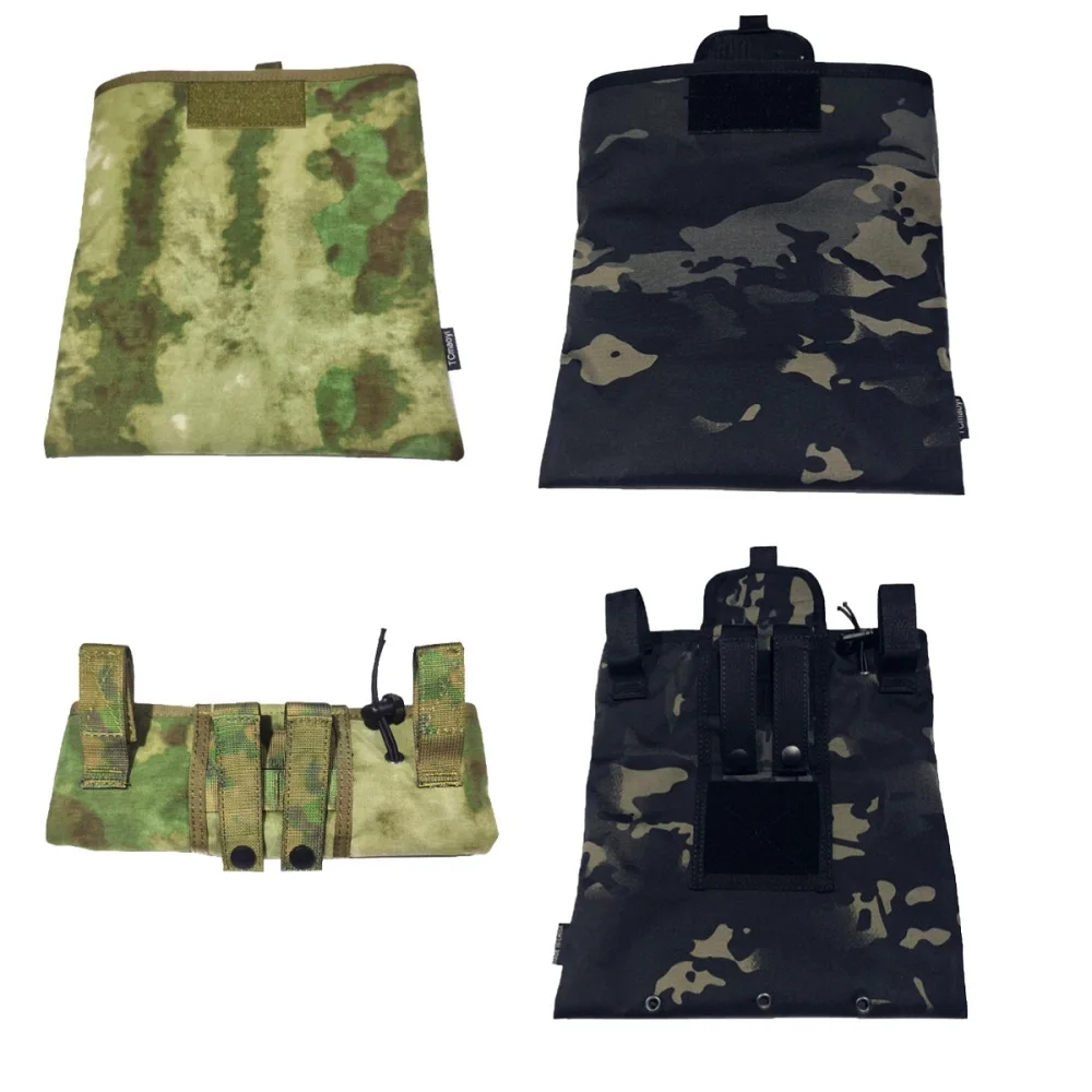 TC0008 Foldable Recycling Bag, Miscellaneous Storage Bag Tactical Vest Accessory Bag Imported Fabric