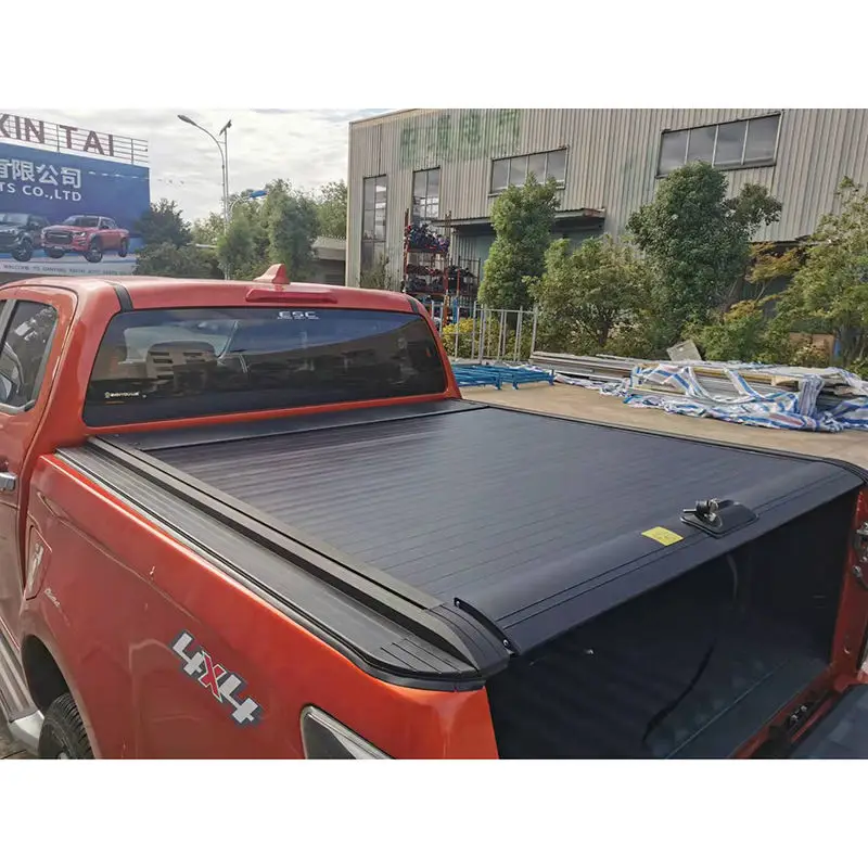 

Wholesale Supply F-150 Pickup Truck Aluminum Alloy Waterproof Manual Retractable Roller Bed Cover