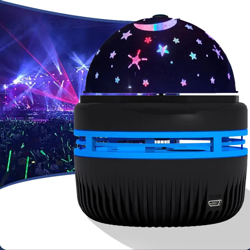 Auto Rotating LED Starry Night Light Projector, Northern Light Projection Lamp with Remote Control for Home Party Decoration