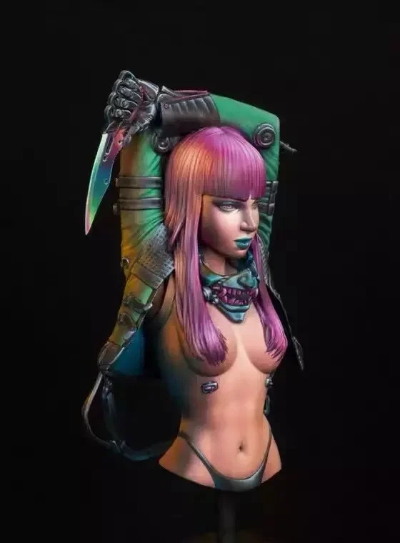 1/10 수지 모델 흉상 GK, 조립되지 않은 도색되지 않은 키트