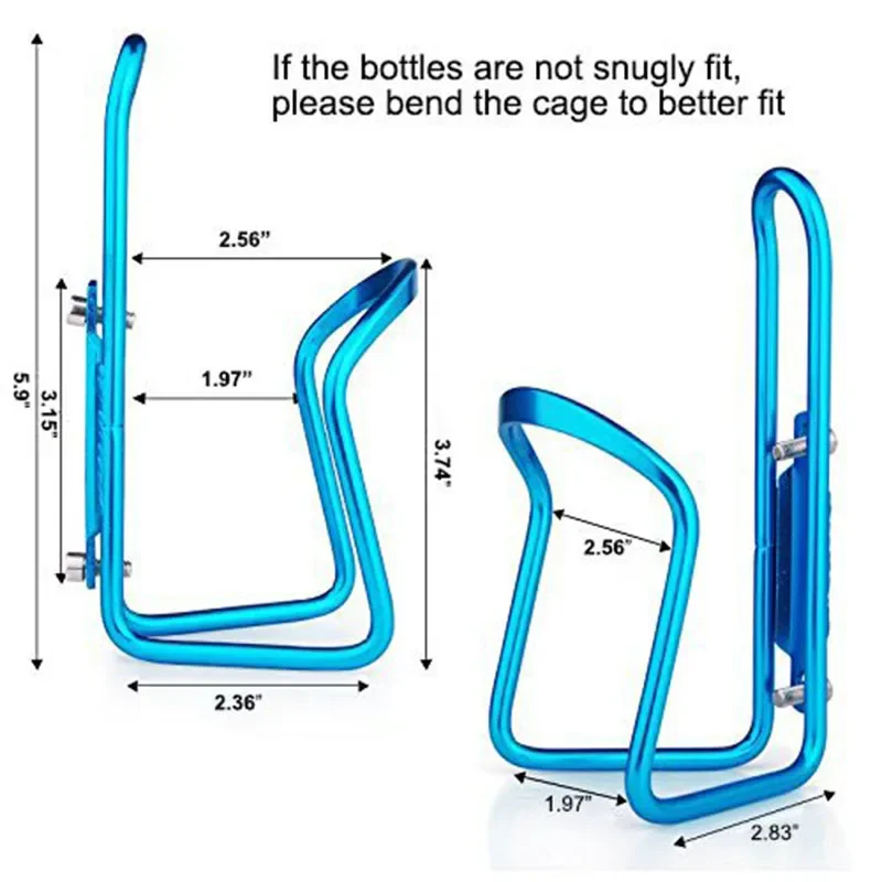 Soporte de botella de aleación de aluminio para bicicleta, accesorios clásicos para bicicleta de montaña, soporte para bebidas