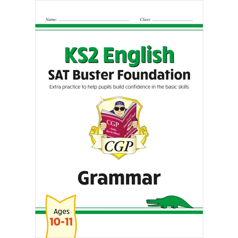 

KS2 English SAT Buster Foundation Граматика для тестов 2025 года CGP Книги Координация Групповые публикации 9781789084283 Книга