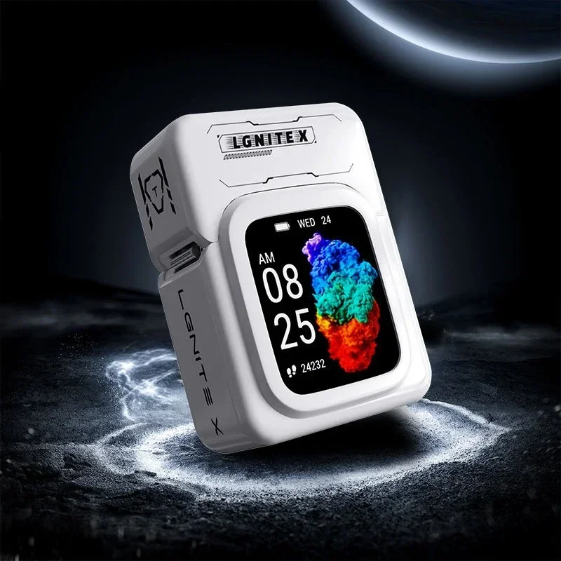 2026 New Bluetooth Smart Electronic Touch Screen Lighter High-end Smart Lighter Cigarette Accessories Men's Gift Motor Lighter