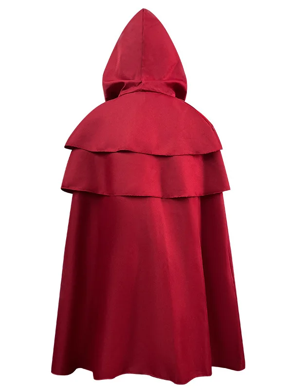 Kostium Czerwonego Kapturka na Halloween, Zestaw Cosplay, Strój do odgrywania ról, Spódnica, Piękny, Jedwabisty Płaszcz, Chiński Strój Tradycyjny