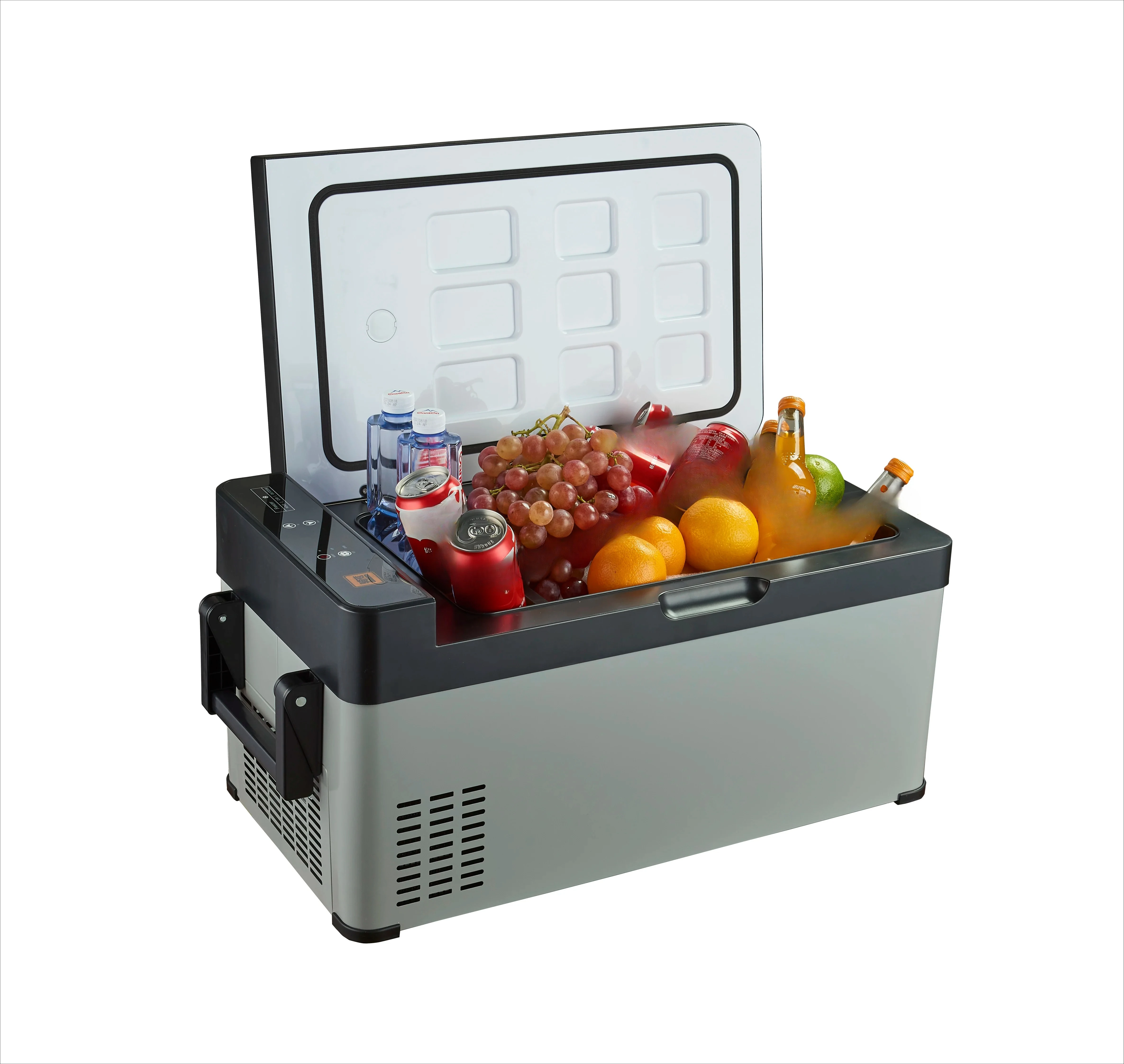 Portable Car Mini Fridge 220V 12V Freezer 1stcool Q-30 Compressor 30L AC & DC Electric Car Fridge Car Bus Truck Boat Camping 45W