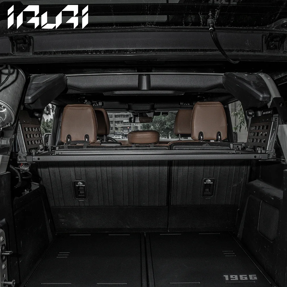New style IRURI Quick Release Rear Trunk Organizer, Direct Bolt-On Expandable Storage System, Detachable Camping Table For Ford