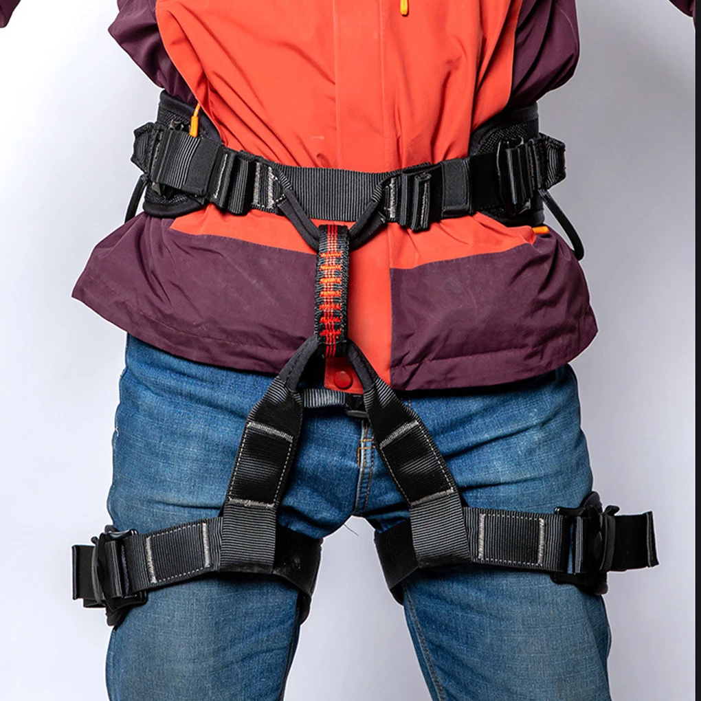 Outdoor Climbing Harness Reliable Professional Sturdy Protective Equipment Half Body Safety Belt Protective Gear