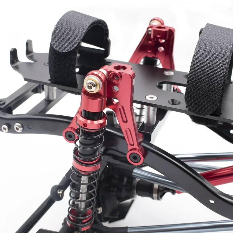 KYX Racing 313mm Wheelbase Two-Speed Portal Axle Edition Metal Chassis Frame Upgrade Kit for RC Crawler Car Axial SCX10 II 90046