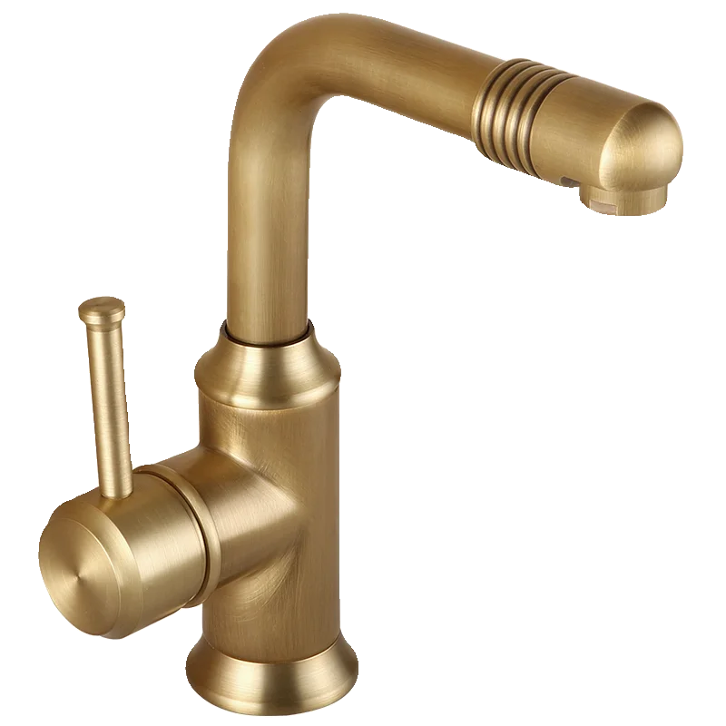 

Бытовая раковина для ванной комнаты, специальный европейский антикварный латунный вращающийся смеситель для горячей и холодной воды