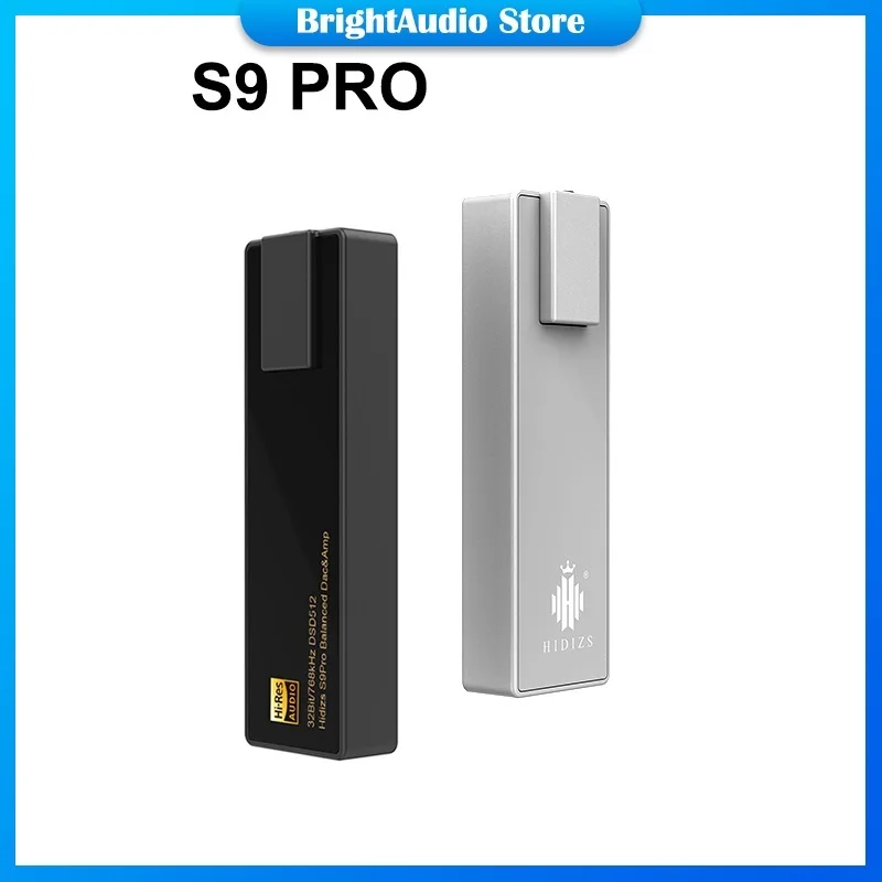 New S9 PRO ES9038Q2M Balanced Mini USB DAC AMP Headphone Amplifier DSD512 PCM 768kHz 2.5/3.5mm Output 200Mw Decoder S9PRO