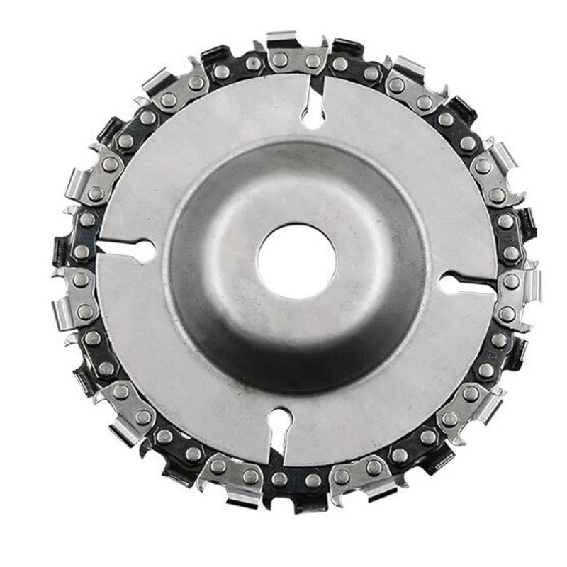 4 Xích Khay Gỗ Xẻ Rãnh Lưỡi Cưa Dây Chuyền Đĩa Cắt Miếng Mài Góc 4 "Máy Mài Góc