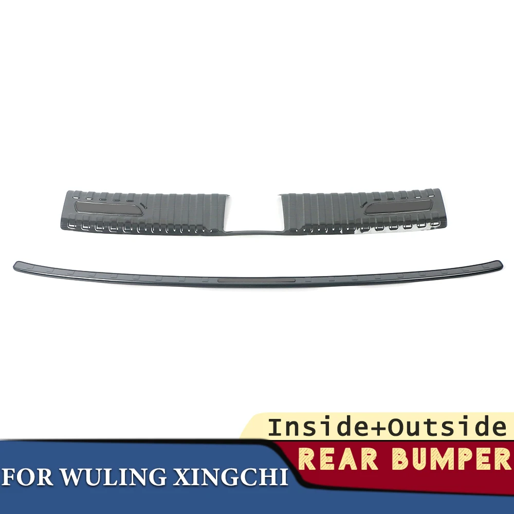 

Trunk Bumper for Wuling Xingchi 2022 2023 2024 Car Accessories Stainless Rear Fender Protector Pad Cover Sticker Decoration