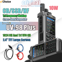 Iradio UV-98 PLUS Air Band 10W Walkie Talkie with Cross Band Repeater features 2.4\