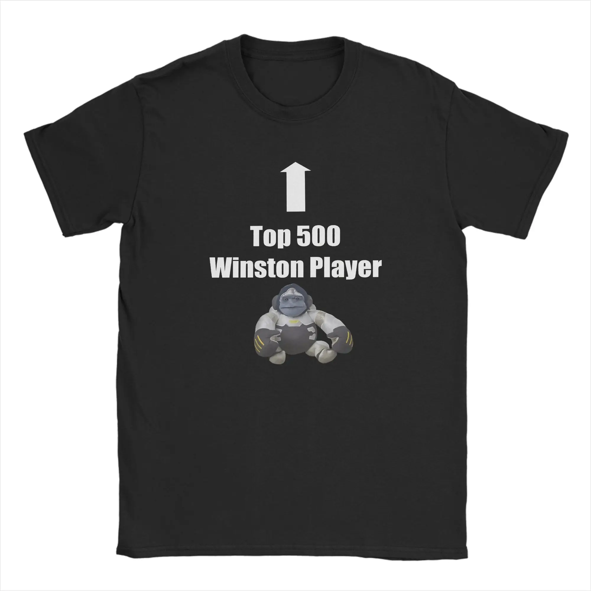 Oversized T Shirt Winton meme Winston Overwatchs Cotton T-Shirts  Popular Tee Shirt for Men's Summer Y2K Short Sleeve Tops,