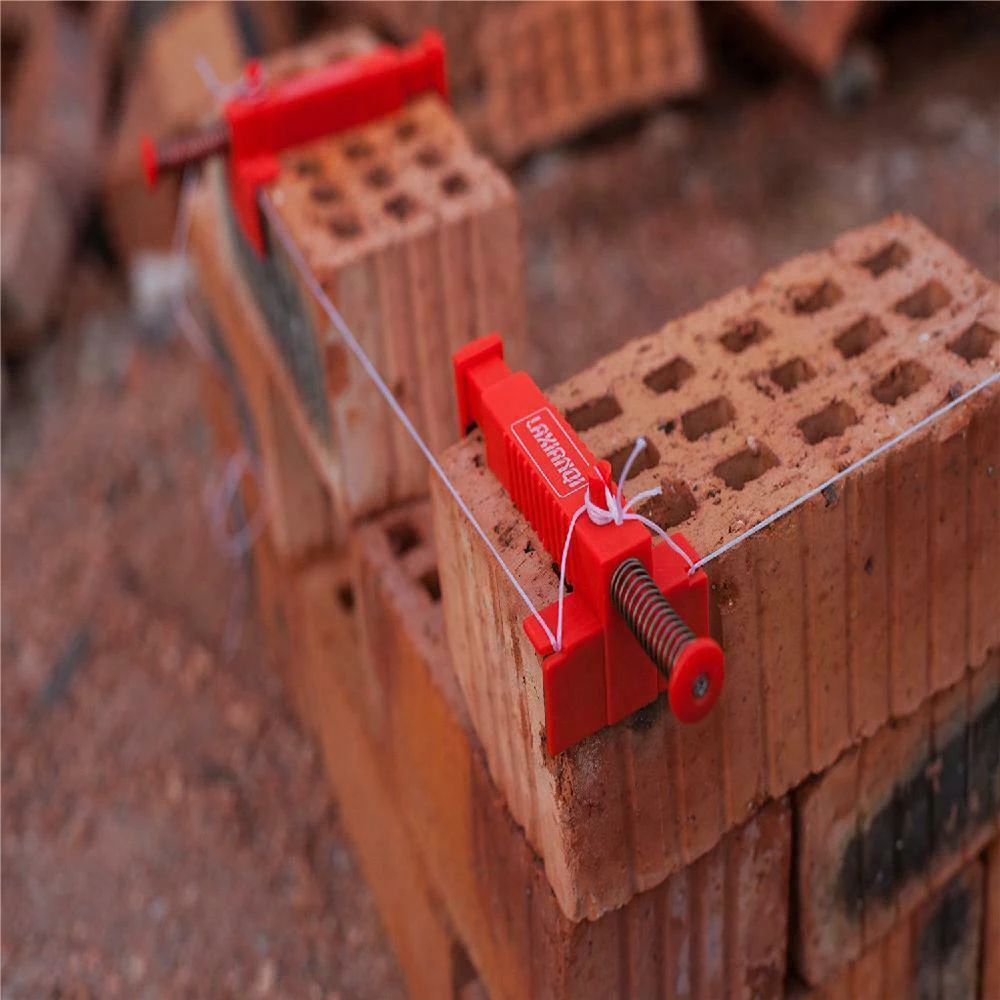 Ziegel auskleidung langlebige rutsch feste Ziegel linie Läufer Linie Clip Draht Schublade Maurer Werkzeuge für den Hochbau schwarz/rot