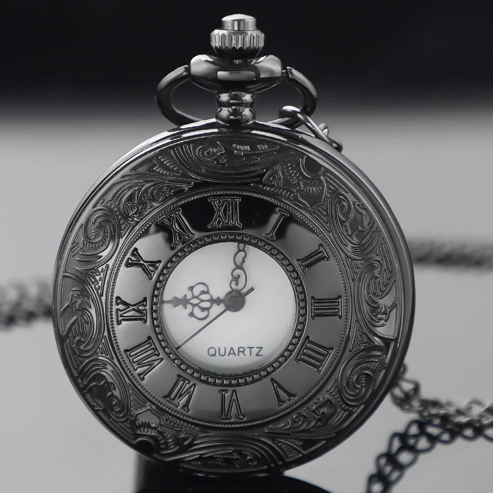 الطلب الروماني ريترو كوارتز ساعة الجيب خمر قلادة قلادة للجنسين ساعة للرجال النساء الأطفال هدايا فريدة من نوعها #2