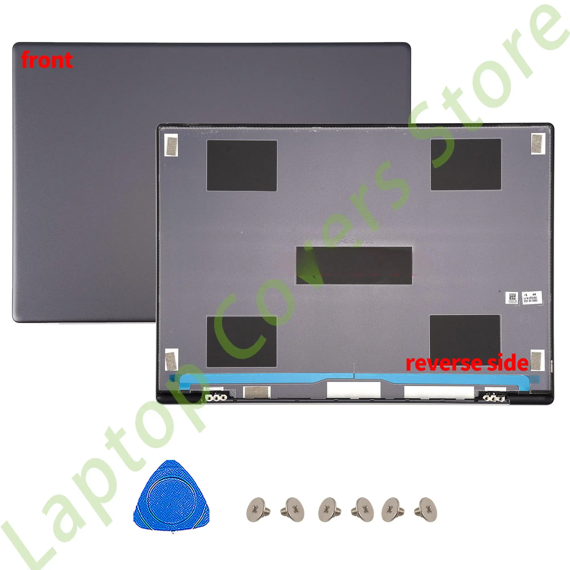 Imagem -02 - Notebook Lcd Tampa Traseira Moldura Frontal Palmrest Fundo Substituir Cinza Peças de pc Matebook 14 Klvd-wfh9 Klvf16 2023 2023 2023